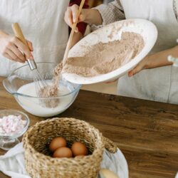 Lavacake met marshmallows